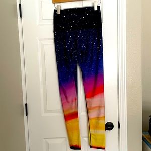 Emily Hsu sunset stars leggings